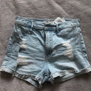 High waisted shorts